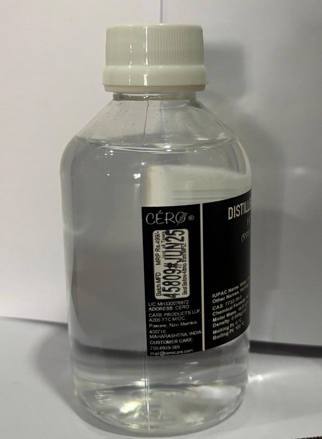 سيرو ماء مقطر سيرو نقي 99% [H2O]، رقم CAS: 7732-18-5 (200 مل)، عبوة من 3 قطع - Image 5